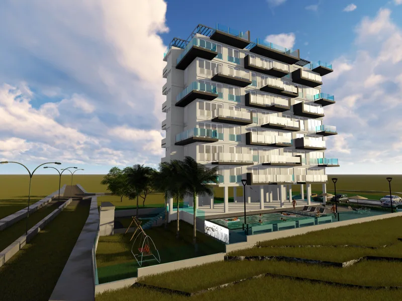 Leilighet med 2 soverom i Finestrat