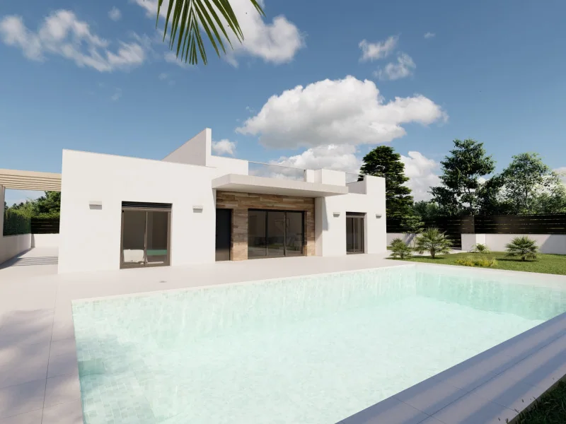 New-build villa with private pool in El Jimenado